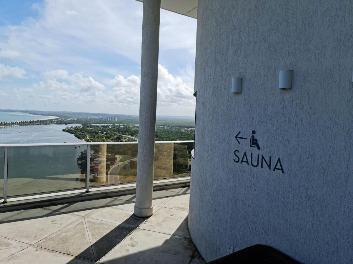 Flat Com Vista Deslumbrante Do Paiva Recife Kültér fotó