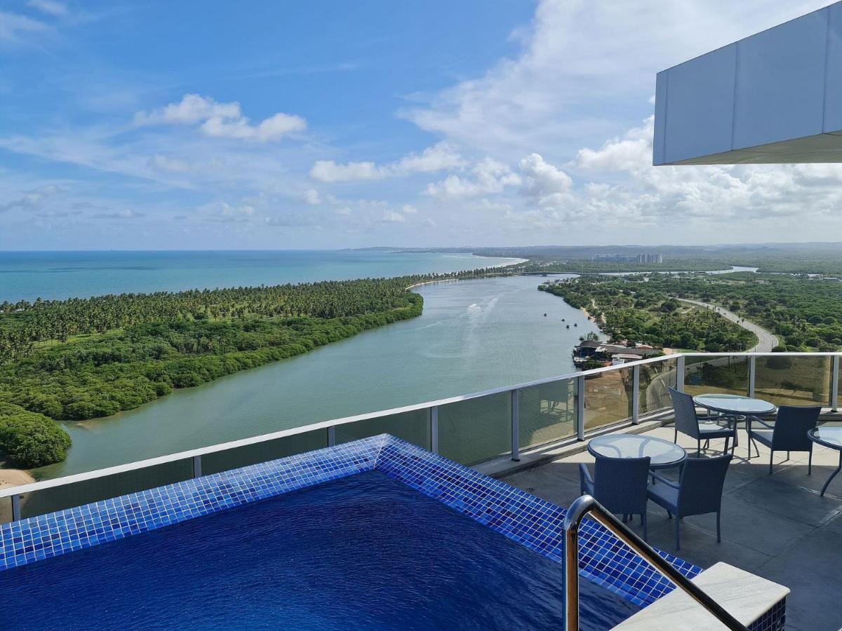 Flat Com Vista Deslumbrante Do Paiva Recife Kültér fotó
